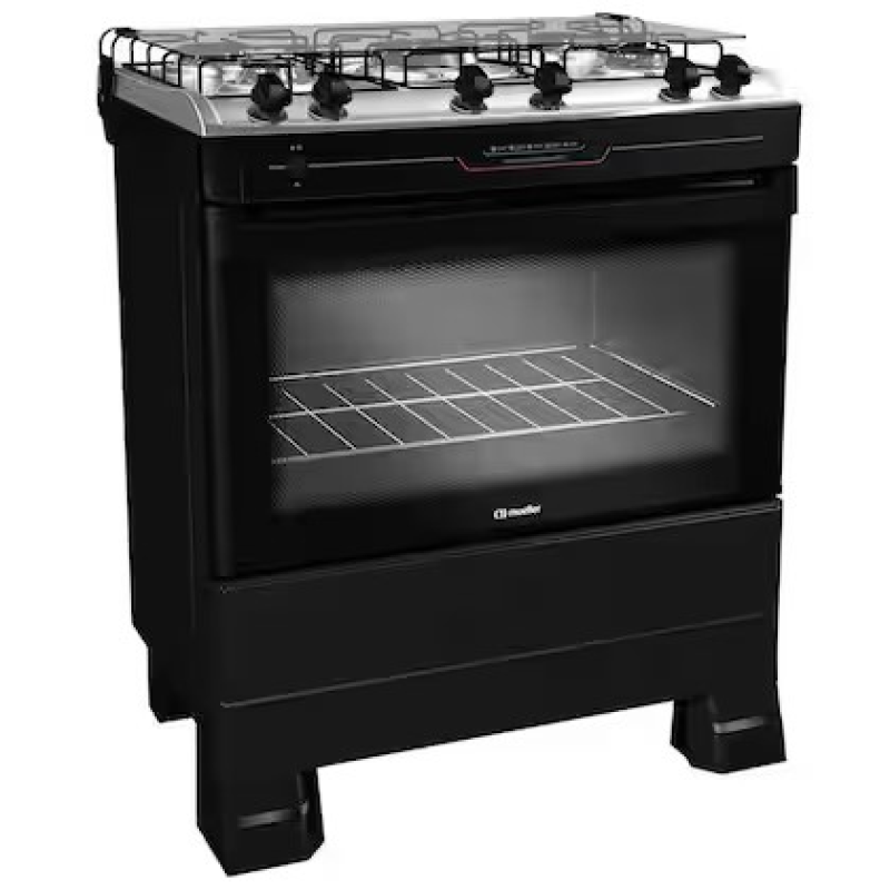 Fogão 5 bocas mesa inox mfi5bf5qbr