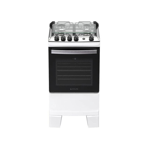 Fogão 4 bocas mesa inox agile branco