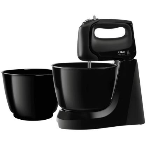 Batedeira 04 velocidades 400w mini chef hm11 preta