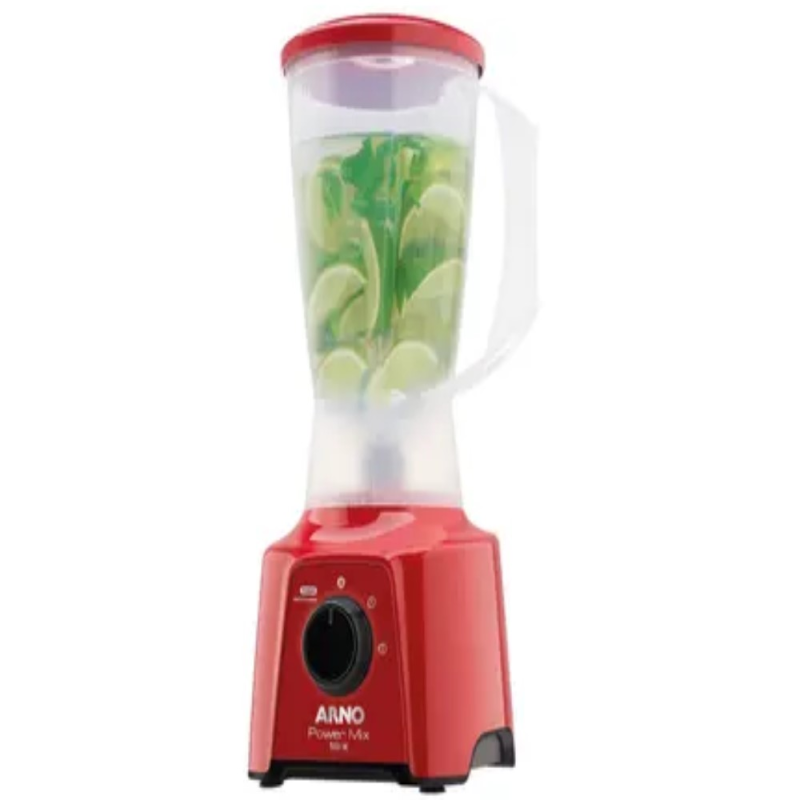 Liquidificador 03 velocidades   700w power mix lq11 vermelho