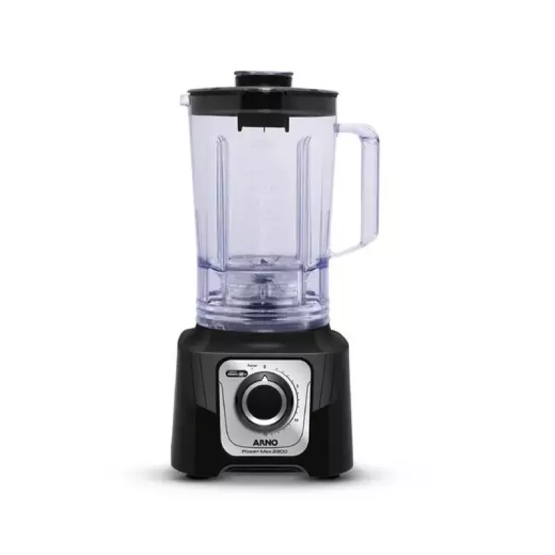 Liquidificador 15 velocidades 2200w power max  preto