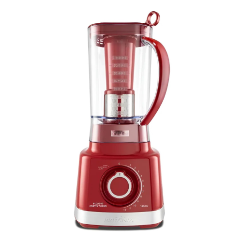 Liquidificador 12 velocidades 1400w blq1300p vermelho