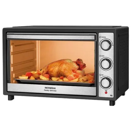 Forno elétrico 2000w 52l frn52bi preto